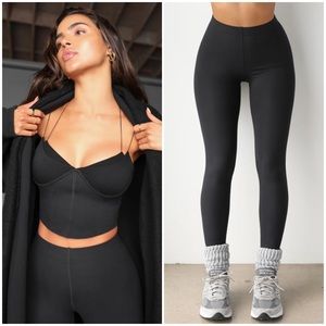 $104 JOAH BROWN BODY LEGGINGS BLACK ALO YOGA LULULEMON STRUT THIS WE WORE WHAT